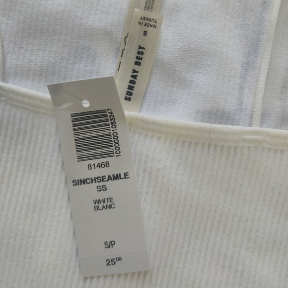 Sunday beast - Aritzia - ribbed crop tank rop - Picture 3 of 4